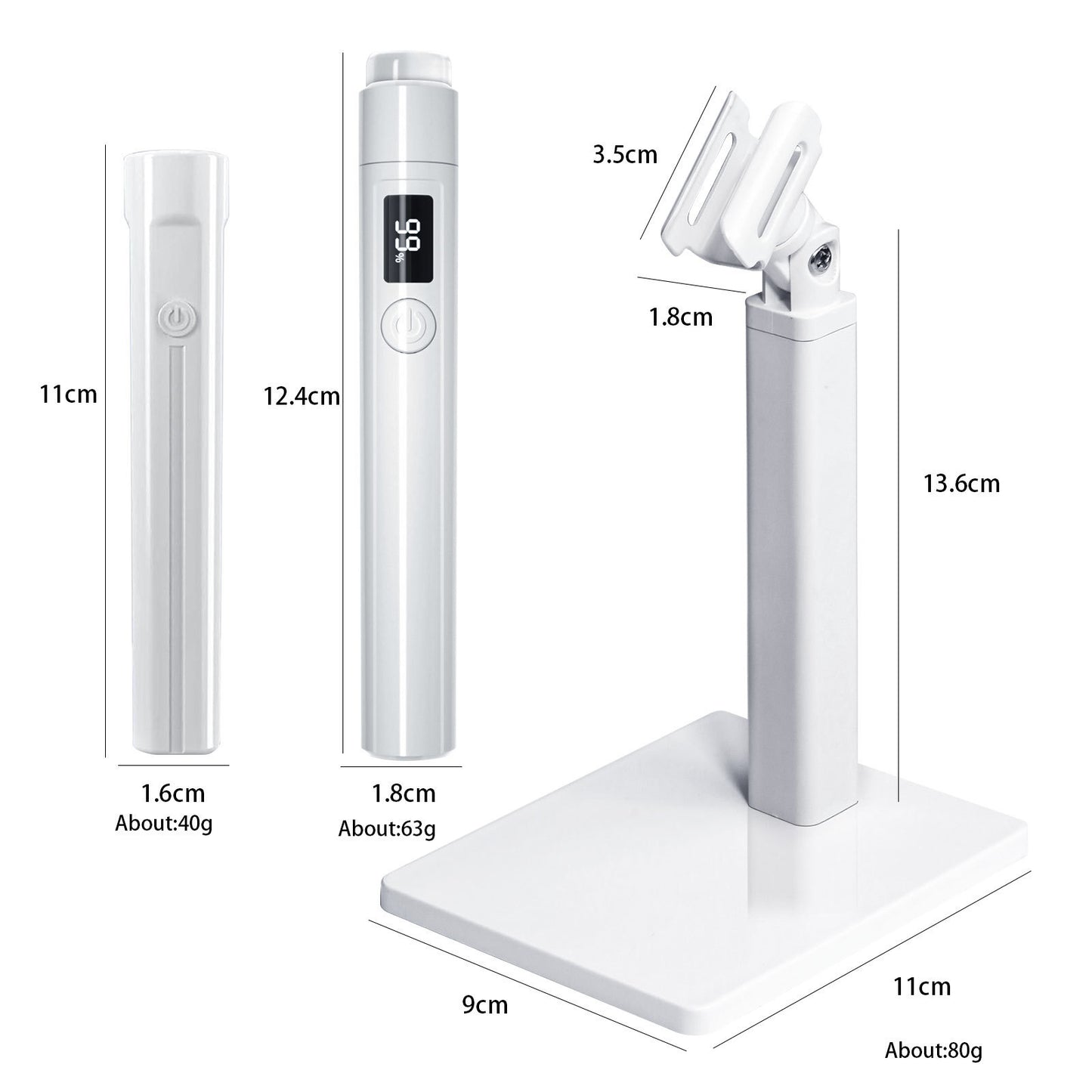 Rechargeable flashlight lamp