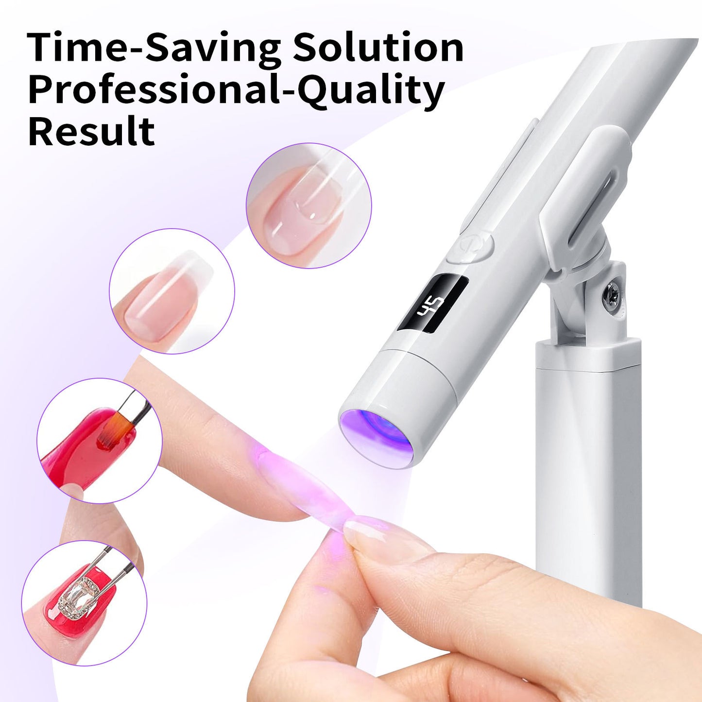 Rechargeable flashlight lamp