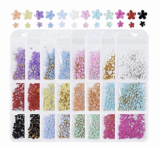 3D Flowers & Caviar Beads