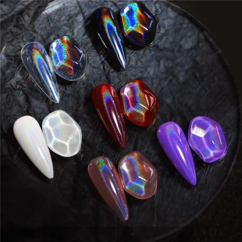 Laser holographic chrome