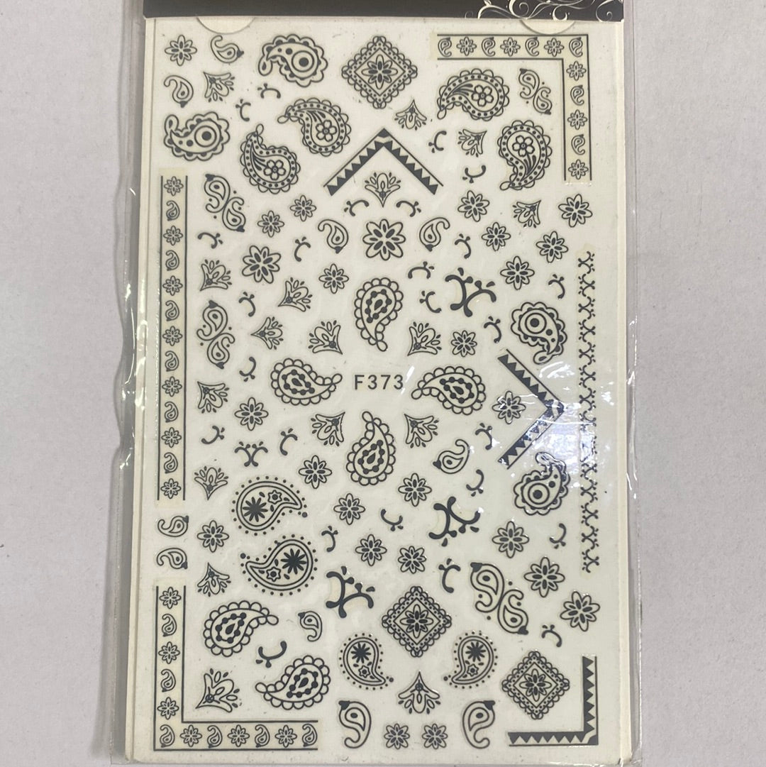 Paisley Pattern F373 Sticker