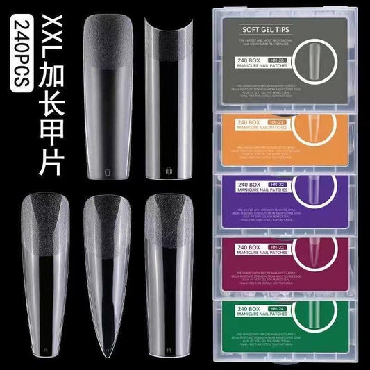 XXL Full Cover Soft Gel  Nail Tips