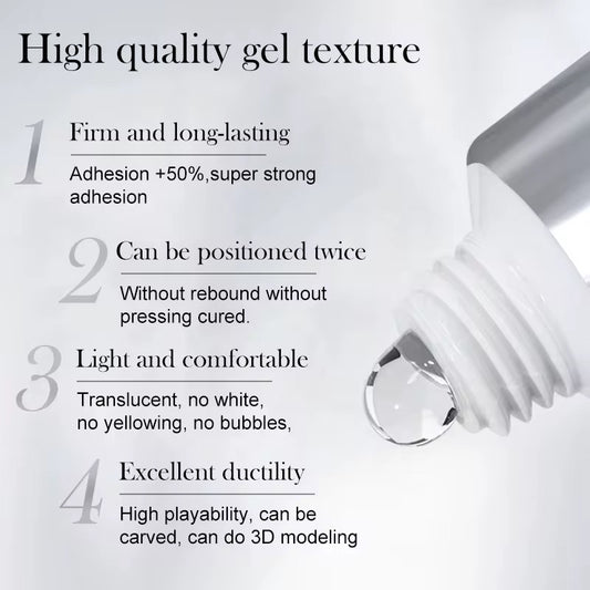 Solid tip glue gel