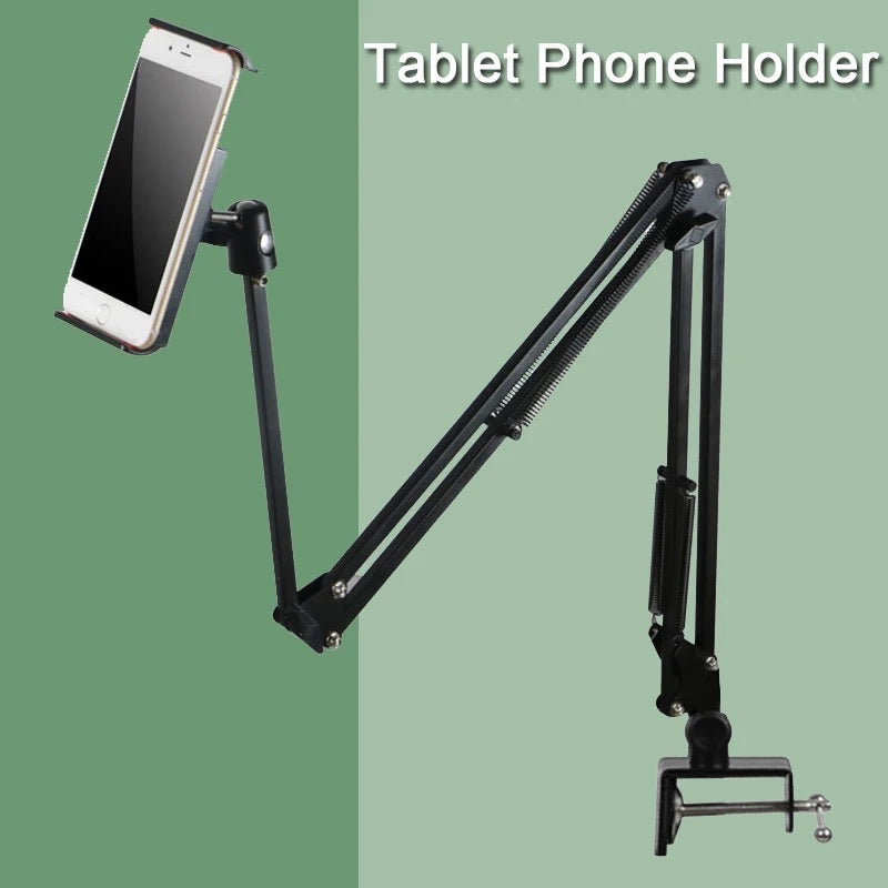 Phone/tablet holder with desk clamp