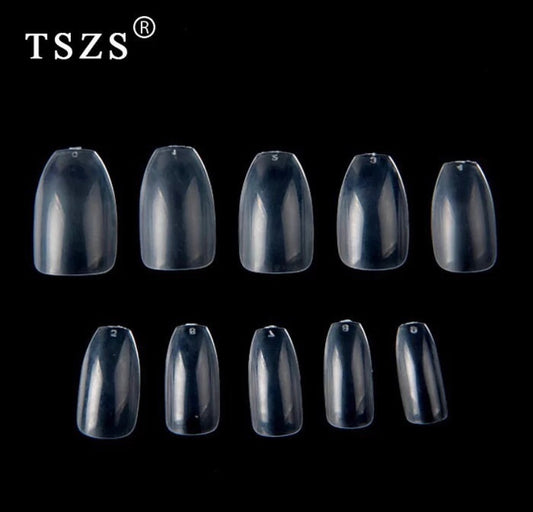 Short Full Cover Coffin Nail Tips