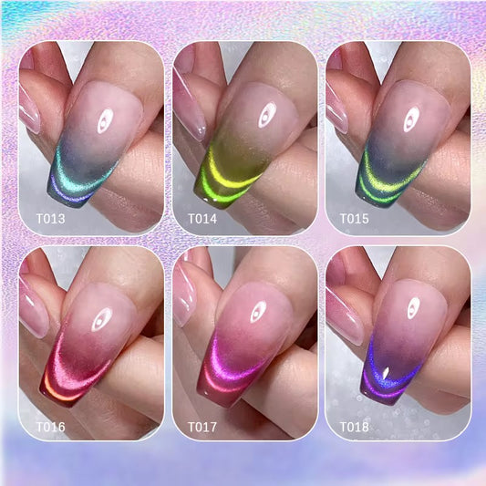 3D & Amber cat eye gel