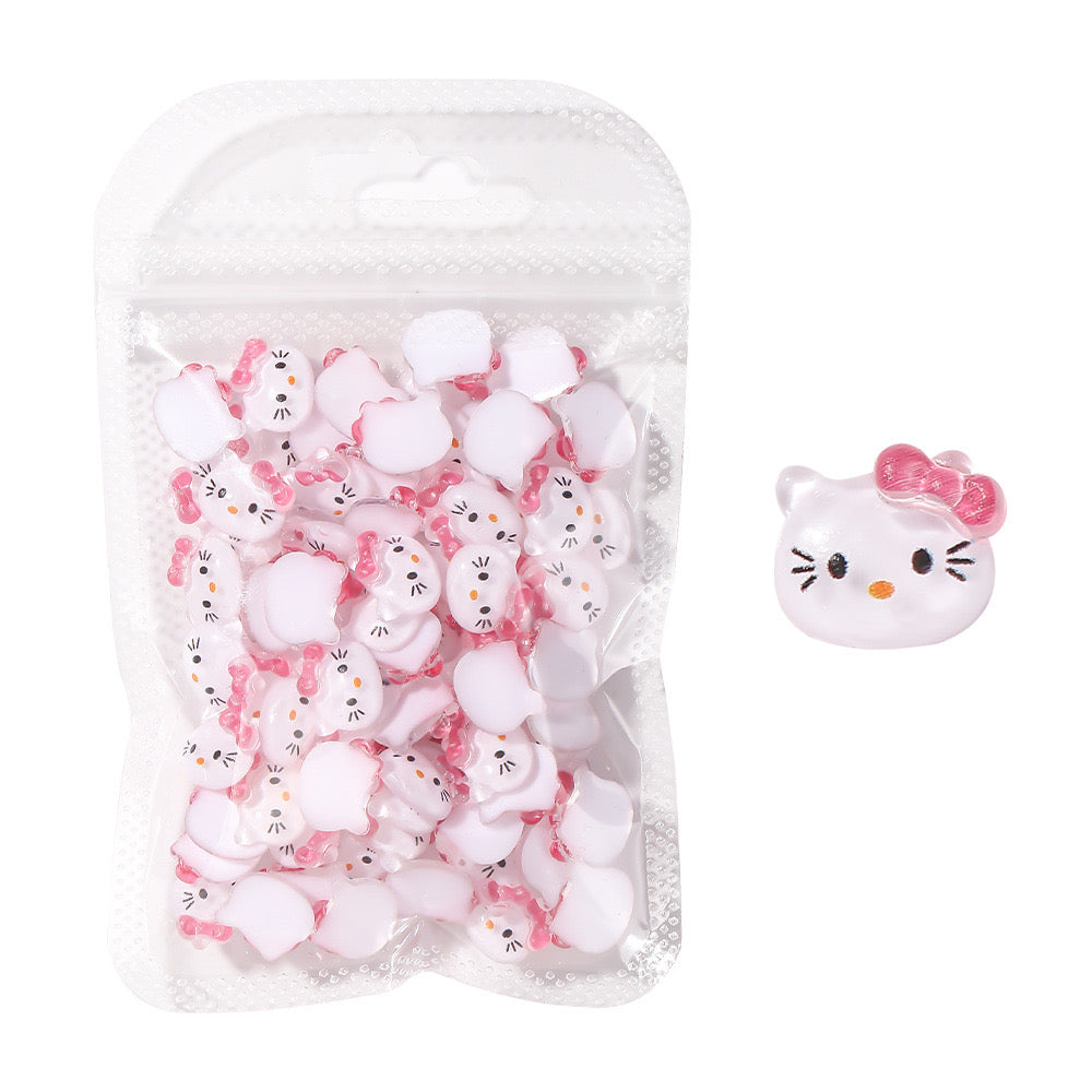 Hello Kitty head (2pcs)