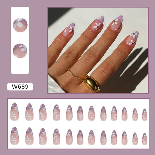 Press on nail set (W689)