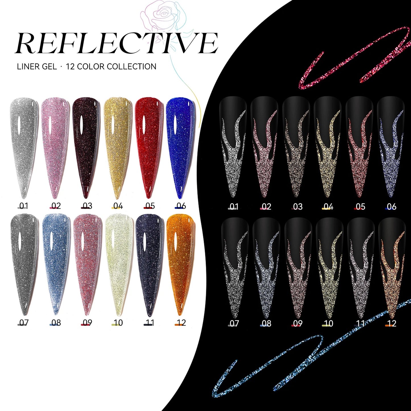 Reflective Liner Gel