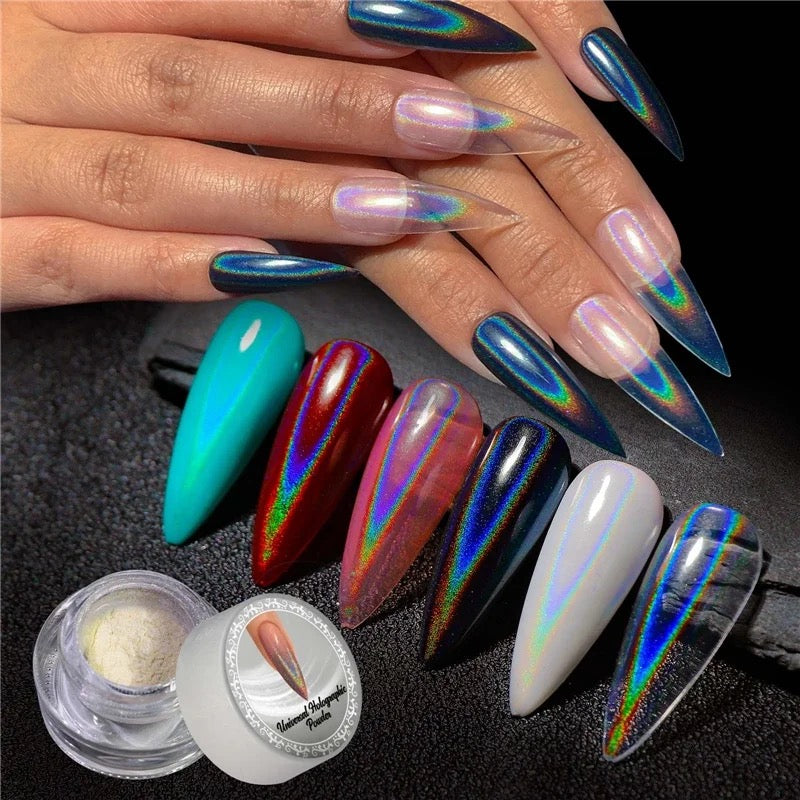 Laser holographic chrome