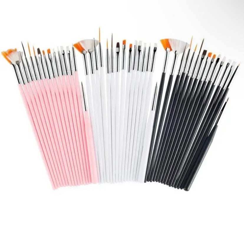 Nail art brush set