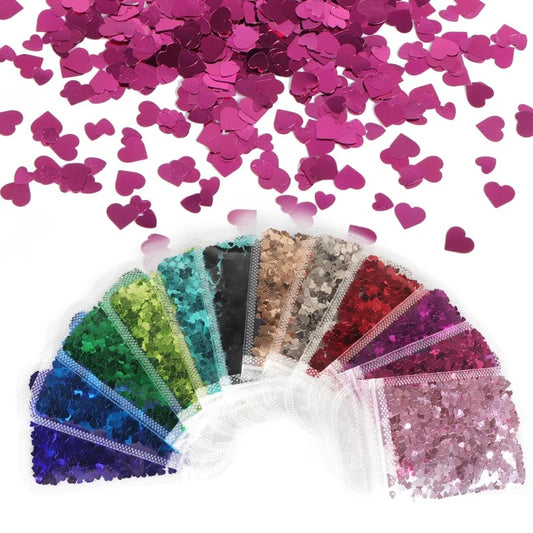 Heart sequin pack