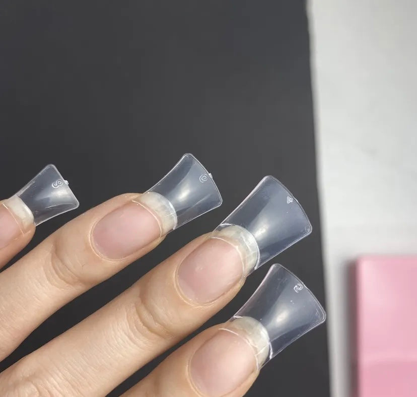 Half Cover Duck Nail Tips