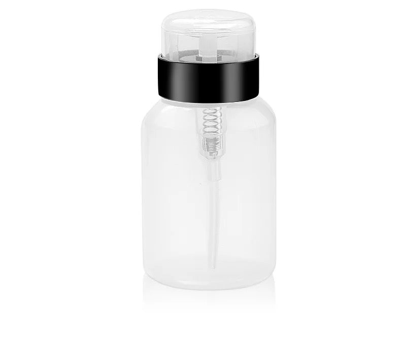 Transparent dispenser bottle