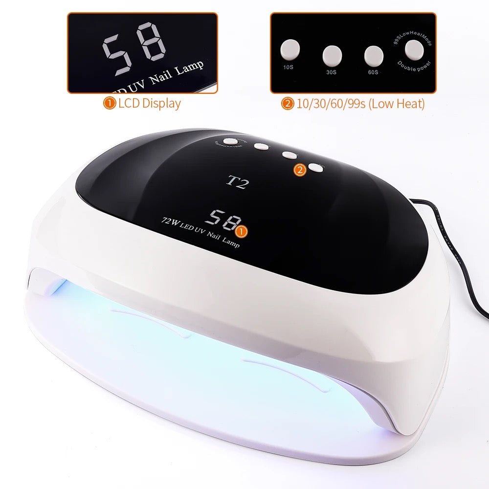 T2 2-in-1 uv/led lamp