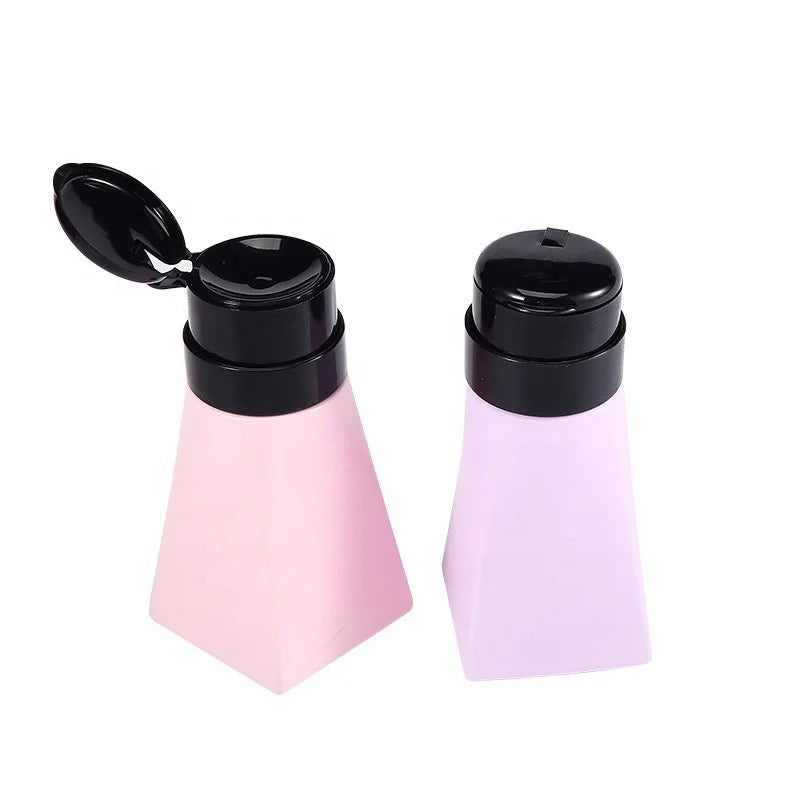 Colored plastic dispenser bottle