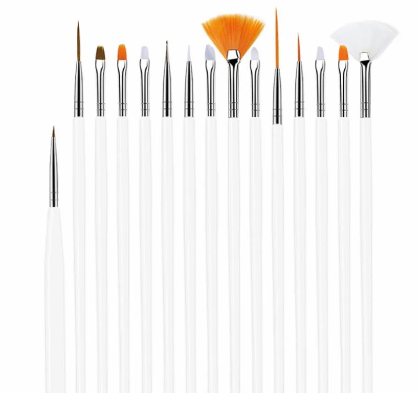 Nail art brush set